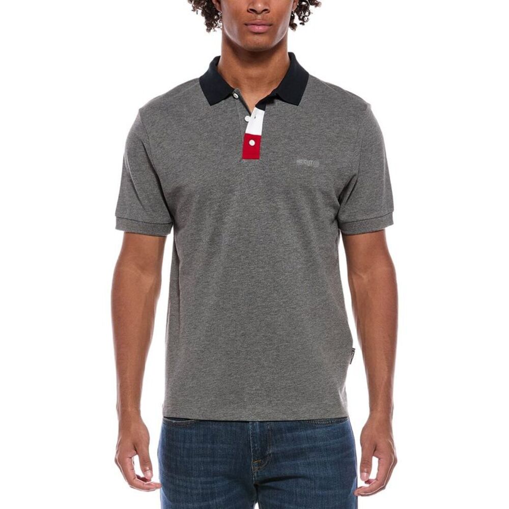 Hechter Mens  Polo Shirt, Grey